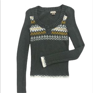 Arizona Jean Company Fair Isle Sweater
